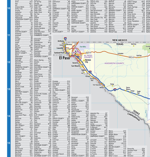 Texas Executive Wall Map by Topographics