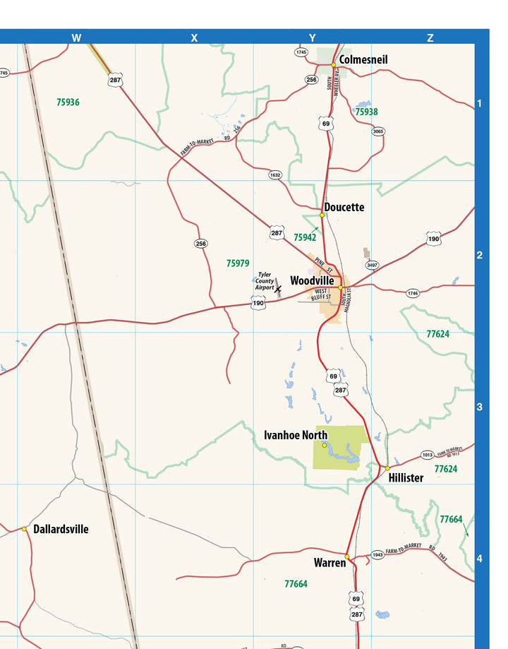 Greater Houston Metro Area Wall Map