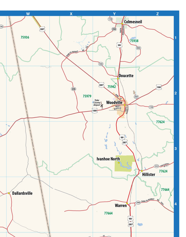 Greater Houston Metro Area Wall Map