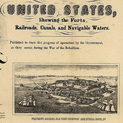 Magnus's county map of the United States during the War of the Rebellion, 1862