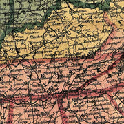 Bacon's military map of the United States shewing the forts & fortifications, 1862