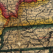 Bacon's steel plate map of America, political, historical & military, 1863