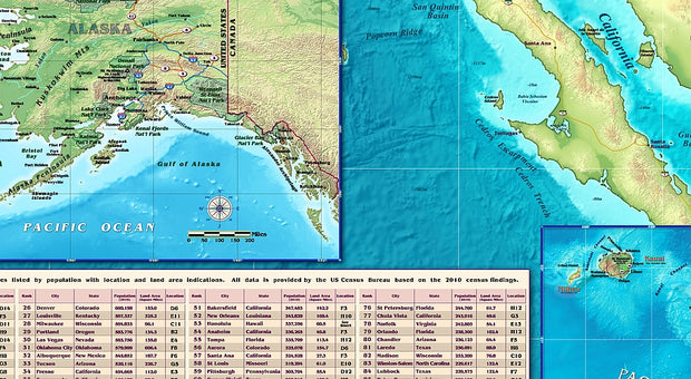 USA Decorators Wall Map