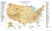 USA National Parks Map