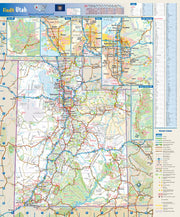 Utah Wall Map by Globe Turner