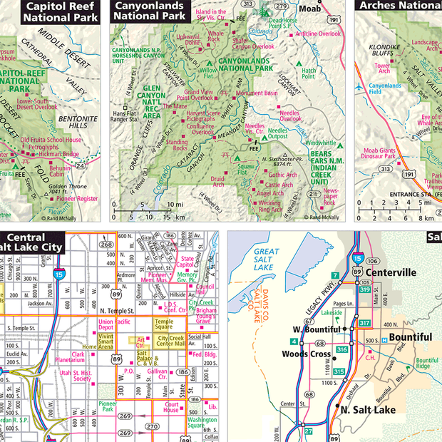 Utah by Rand Mcnally