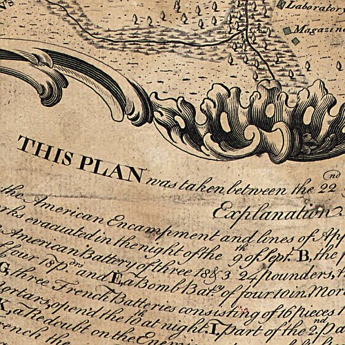Plan of the investment of York and Gloucester, Oct. 1781