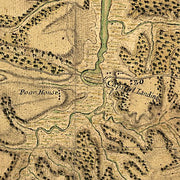 Carte des environs de Williamsburg en Virginie...Septembre 1781