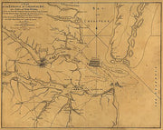 A Plan of the entrance of Chesapeak [sic] Bay with James and York Rivers 1781