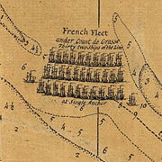 A Plan of the entrance of Chesapeak [sic] Bay with James and York Rivers 1781