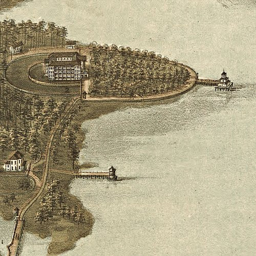 Norfolk &amp; Portsmouth, Virginia by C. N. Drie, 1873