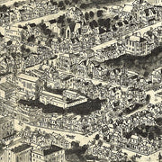 Birds eye view of Suffolk, Virginia by T. M. Fowler, 1907