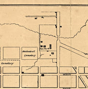 Plan of Alexandria, Virginia, 1862