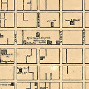 Plan of Alexandria, Virginia, 1862