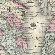 Colton's new topographical map of the states of Virginia, Maryland and Delaware, 1864