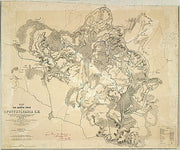 Map of the battle field of Spottsylvania