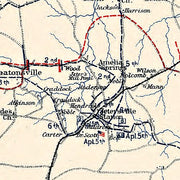 Map showing the operations of the Army of the Potomac under command of Maj. Gen. George G. Meade from March 29th to April 9th 1865