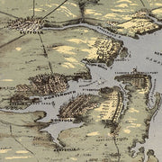 Panorama of the seat of war. Birds eye view of Virginia, Maryland, Delaware, and the District of Columbia, by John Bachmann