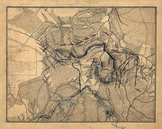 Map of the battle of Chancellorsville, Sunday, May 3rd