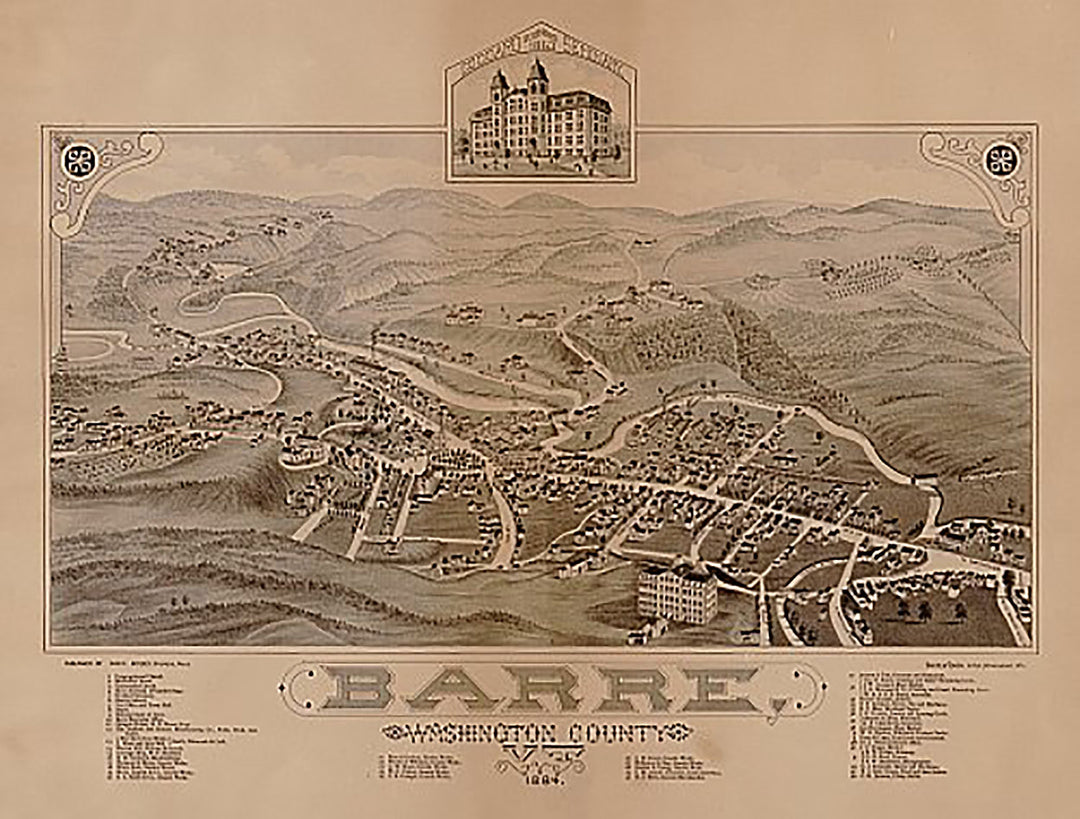 Barre, Vermont by Beck &amp; Pauli, 1884