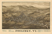 Poultney, Vermont by L. R. Burleigh, c1886