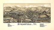 Springfield, Vermont by L. R. Burleigh, c1886