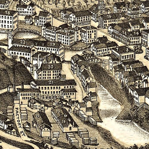 Springfield, Vermont by L. R. Burleigh, c1886
