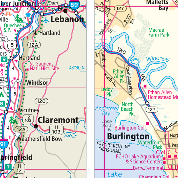 Vermont by Rand McNally