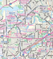 DFW Regional Area Major Arterial Wall Map