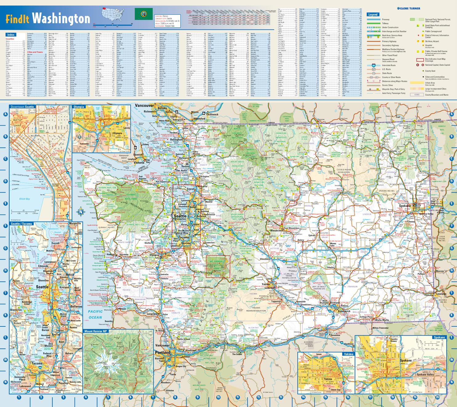 thumbnail image 2 of Chicago, Illinois Wall Map, Large - 30\" X 29\" Laminated... 2 of 13