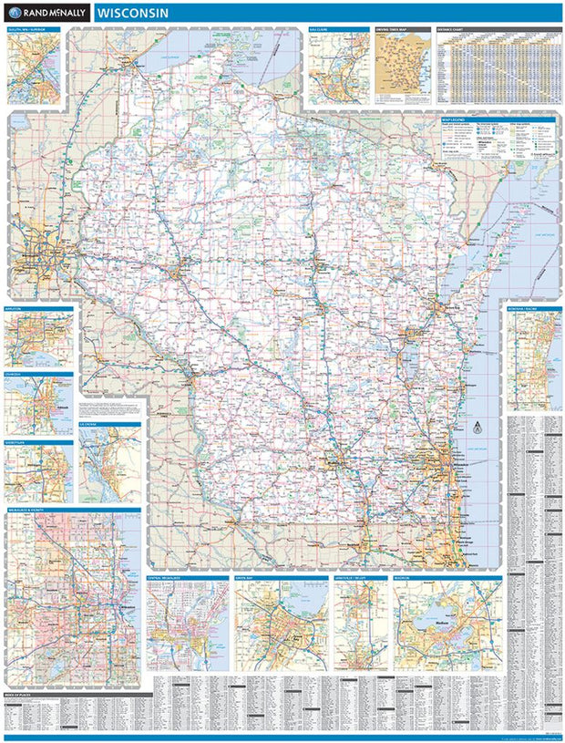 Wisconsin by Rand McNally