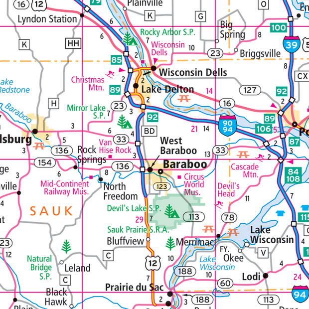 Wisconsin by Rand McNally