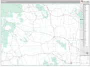 Premium Style Wall Map of Wyoming by Market Maps