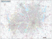 DFW Regional Area Major Arterial Wall Map